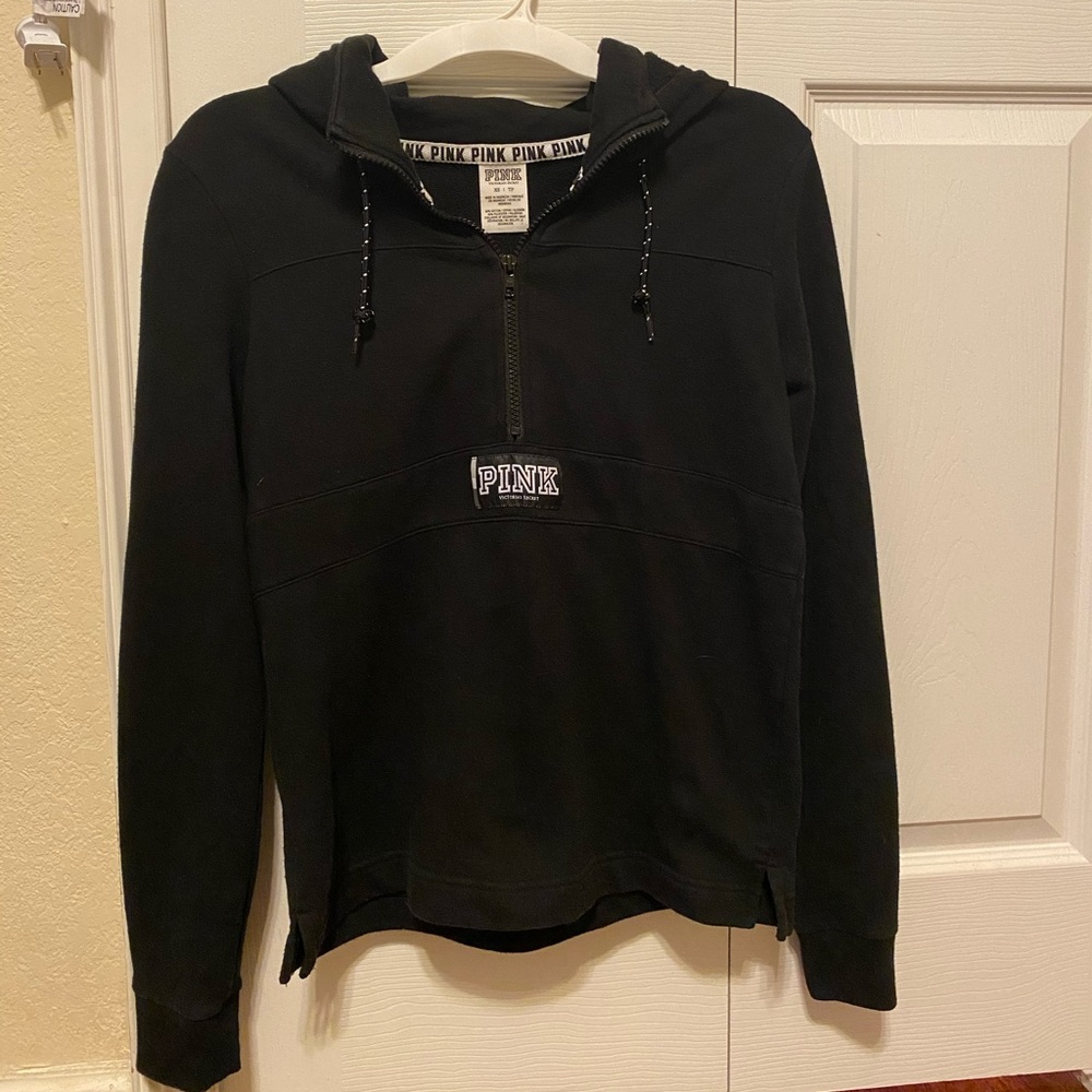 Pink VS quarter zip